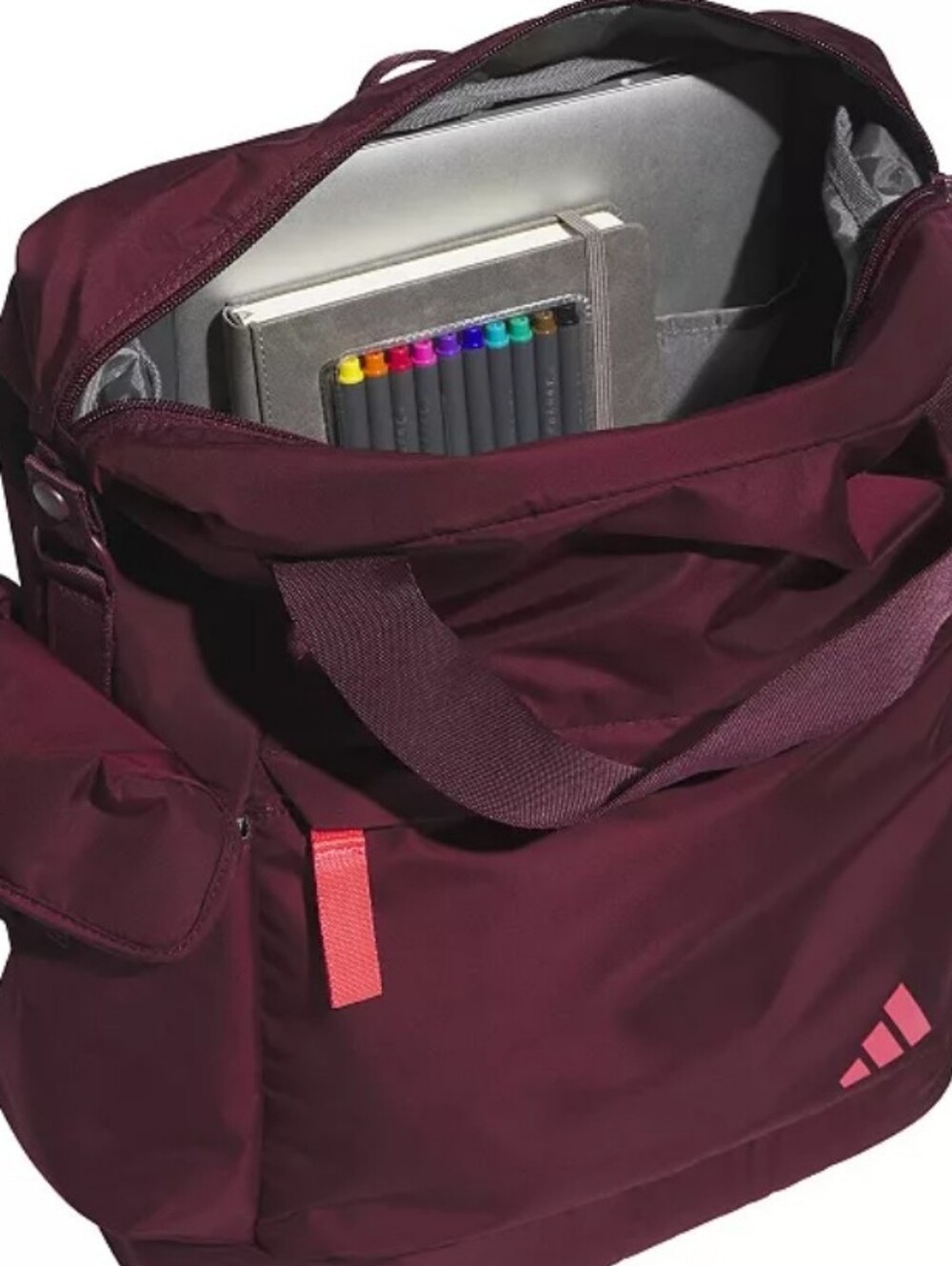 Adidas Saturday 2 Backpack- Burgandy - Picture 3 of 11